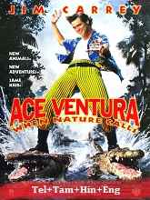 Ace Ventura: When Nature Calls (1995) BRRip Original [Telugu + Tamil + Hindi + Eng] Dubbed Movie Watch Online Free